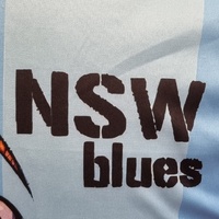 NSW Blues Supporter Shirt Size M State of Origin Rugby League Tee