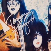 Limited Edition KISS Framed Photo Memorabilia Collage 72 of 500 58cm x 48cm
