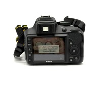 Nikon D3400 DSLR with 18-55mm VR Lens and Charger Shutter Count 9602
