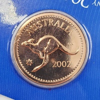Royal Australian Mint 2002 Penny Token Coin Collectible Medallion Souvenir