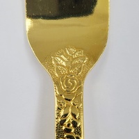 Vintage Cellini Romanesque Golden Japan 50 Piece Cutlery Set 1960s Floral Case