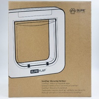 Sure Petcare SureFlap Microchip Pet Door SUR101 + 2 RFID Tags White
