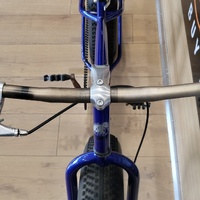 Mammoth Hyper Fat Bike 26in Blue BMX Style Single Speed Disc Brake Pegs