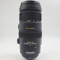Sigma 120-400mm 1:4.5-5.6 DG APO OS HSM Telephoto Zoom Lens + Hood Tripod Collar