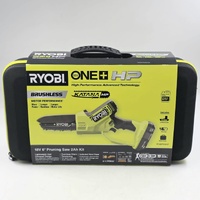 NEW RYOBI R18XPCS12 ONE+ HP 18V Brushless Pruning Saw Kit 2.0Ah Battery Charger Case