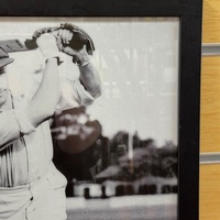 Sir Donald Bradman Framed Cricket Photograph Sports Memorabilia