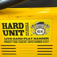 Hard Unit HUAC300 12V 300LPM 4x4 Air Compressor Tyre Inflator Heavy Duty