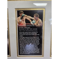 Danny Green Signed Boxing Memorabilia Frame Green Machine COA 343/499