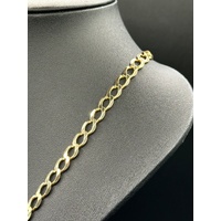 Unisex 9ct Yellow Gold Curb Link Necklace