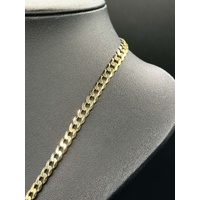 Unisex 9ct Yellow Gold Curb Link Necklace
