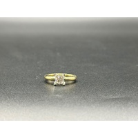 Ladies 18ct Yellow Gold Diamond Engagement Ring