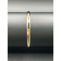 Ladies 9ct Yellow Gold Round Bangle