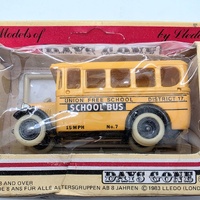 Lledo Days Gone 1983 School Bus Union Free School District 17 Diecast