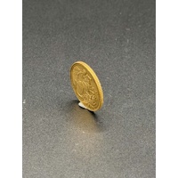 Unisex 22ct Yellow Gold Sovereign 1909 King Edward VII Coin