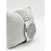 Calvin Klein Mens Quartz Watch K4N211 Silver Steel Black Dial Boxed
