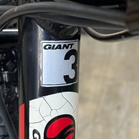 Giant Boulder 3 Mountain Bike Small Frame Black Red Mens Bicycle