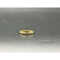 Ladies 18ct Yellow Gold Diamond Ring 