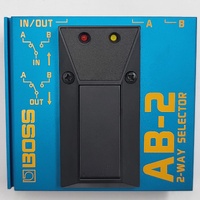 BOSS AB-2 2-Way Selector Foot Switch A/B Signal Selector Pedal Guitar Bass w/ Box