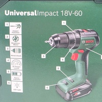 Bosch UniversalImpact 18V-60 Brushless Hammer Drill 2.5Ah Kit with Case