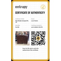 Louis Vuitton District PM N41213 Damier Ebene Crossbody Bag + COA