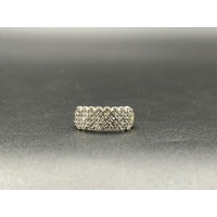 Ladies 9ct Yellow Gold Diamond Cluster Ring