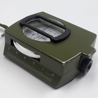 Military Style Lensatic Compass Hiking Camping Survival Navigation