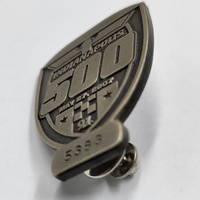 Indianapolis 500 May 27 2007 Badge Pin #5383 Silver 91st Indy 500 Race Collectible