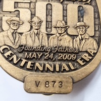 Indianapolis 500 Pit Badge Centennial Era May 24 2009 V873 Founding Fathers Collectible