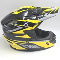 THH TX-15 Slipstream Motocross Helmet Black Yellow Gray L 59-60cm ECE R22-05