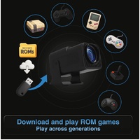 Laser PJ-GH803B-168 Smart Gaming Projector 80 Games 720p