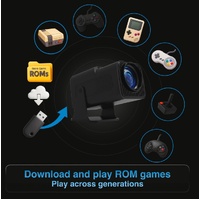 Laser PJ-GH803B-168 Smart Gaming Projector 80 Games 720p