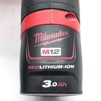 Milwaukee M12 BIW38 10mm 3/8 Inch 12V Compact Impact Wrench + 3.0Ah M12 Battery