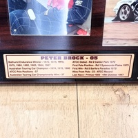 Peter Brock Holden 05 Racing History Limited Edition Plaque COA #08/500