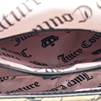 Juicy Couture The Glam Shoulder Bag Gold Bronze Heart Chain Handbag