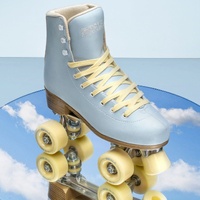 Impala Quad Roller Skates Sky Blue Yellow Womens Size US 7