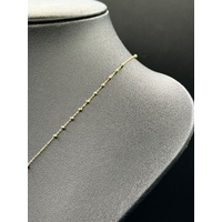 Ladies 9ct Yellow Gold Religious Rosary Chain Necklace