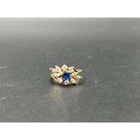 Ladies 18ct Yellow Gold Gemstone Ring
