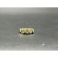 Ladies 14ct Yellow Gold Diamond Ring