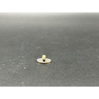 Ladies 9ct Yellow Gold White CZ Heart Keyhole Pendant