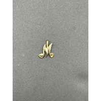 Ladies 9ct Yellow Gold Diamond Pendant 0.01ct