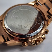 Michael Kors MK-5755 Everest Chronograph Rose Gold Ladies Watch 10 ATM