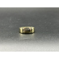 Men’s 9ct Yellow Gold Diamond Signet Ring