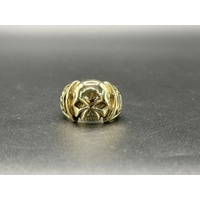 Men’s 9ct Yellow Gold Harley-Davidson Skull Ring