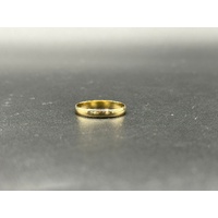 Unisex 9ct Yellow Gold Band Ring