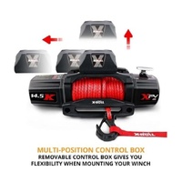 X-Bull Electric 12V 14500LBS Synthetic Rope Winch 4WD Off-Road Recovery SUV