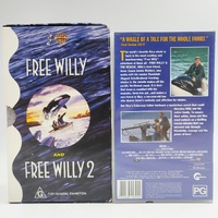 Free Willy 1 2 & 3 VHS Trilogy 3-Tape Set PAL Warner Bros Family Films