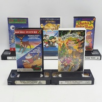 Assorted Christmas VHS Tape Lot Set of 12 Kids Animated Holiday Classics PAL