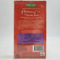 Christmas Eve on Sesame Street VHS PAL