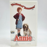 Annie The Movie Of Tomorrow VHS Tape 1982 Aileen Quinn Carol Burnett