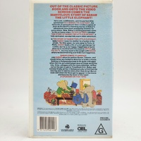 Babar The Story of Babar the Elephant VHS PAL Peter Ustinov CEL Video